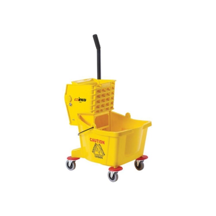 26QT MOP BUCKET W WRINGER YEL