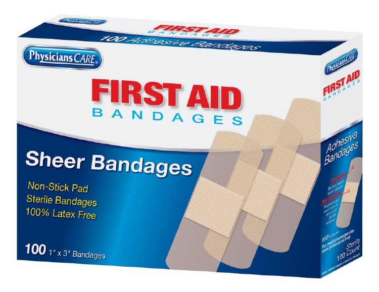 1"X3" Sheer Bandages