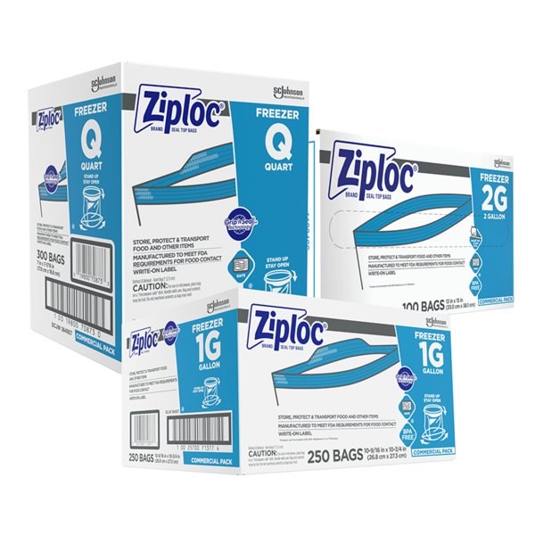 ZIPLOC FREEZER BAG 1GAL