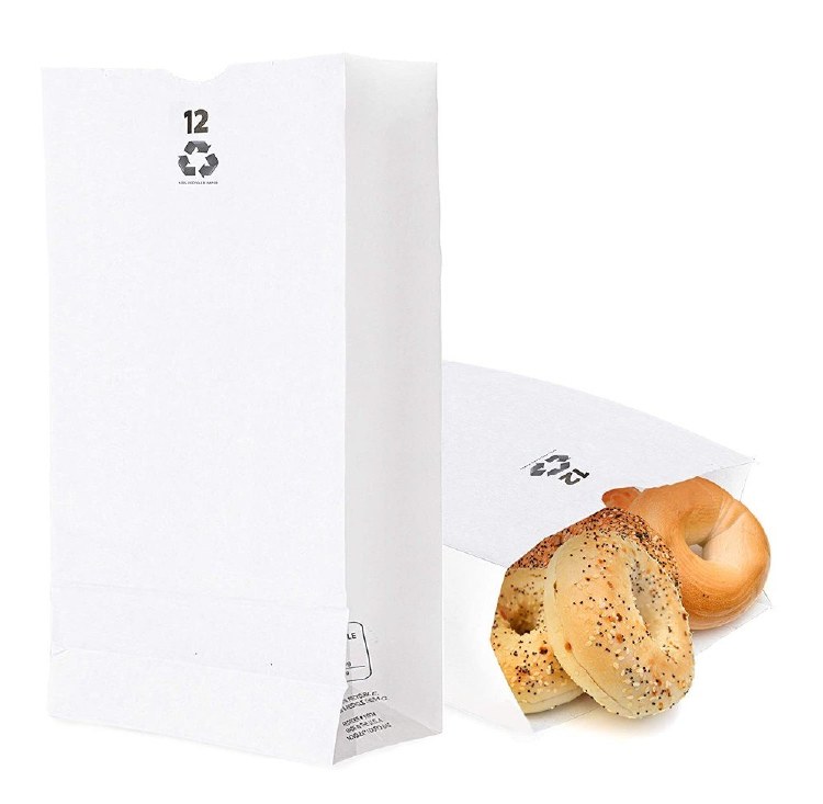 12 lb Paper Bag, White
