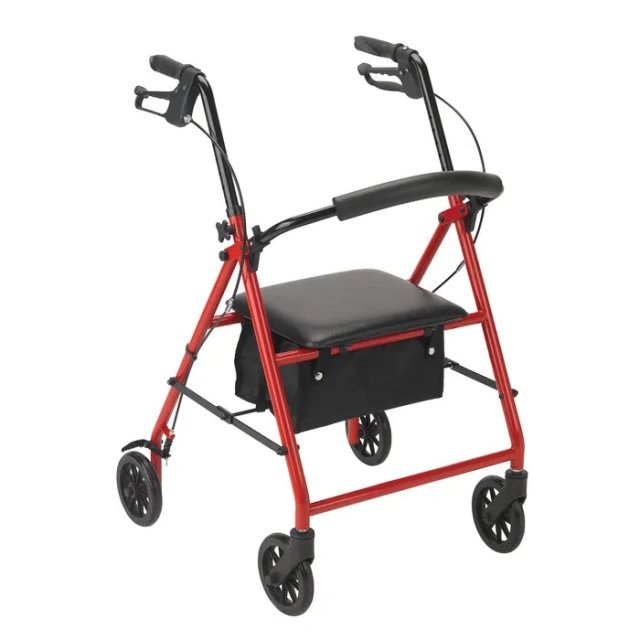 Red Dynago Flex Rollator