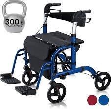WHEELCHAIR ROLLATOR BLUE
