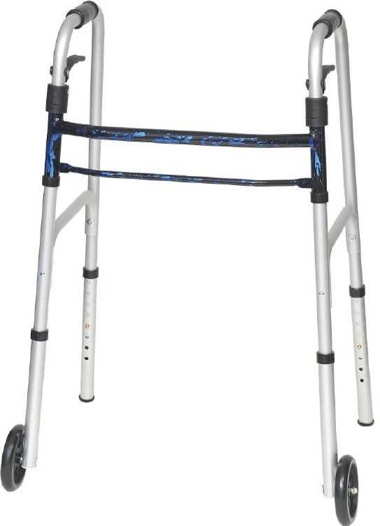 Blue Folding Walker