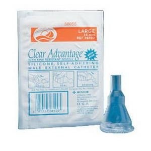 FREEDOM CLEAR ADVANTAGE SELF-ADHERING MALE EXTERNAL CATHETER, 40
MM