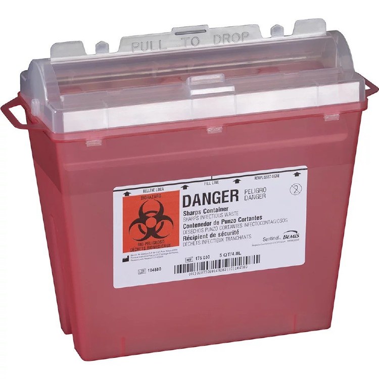 5QT Sharps Container
