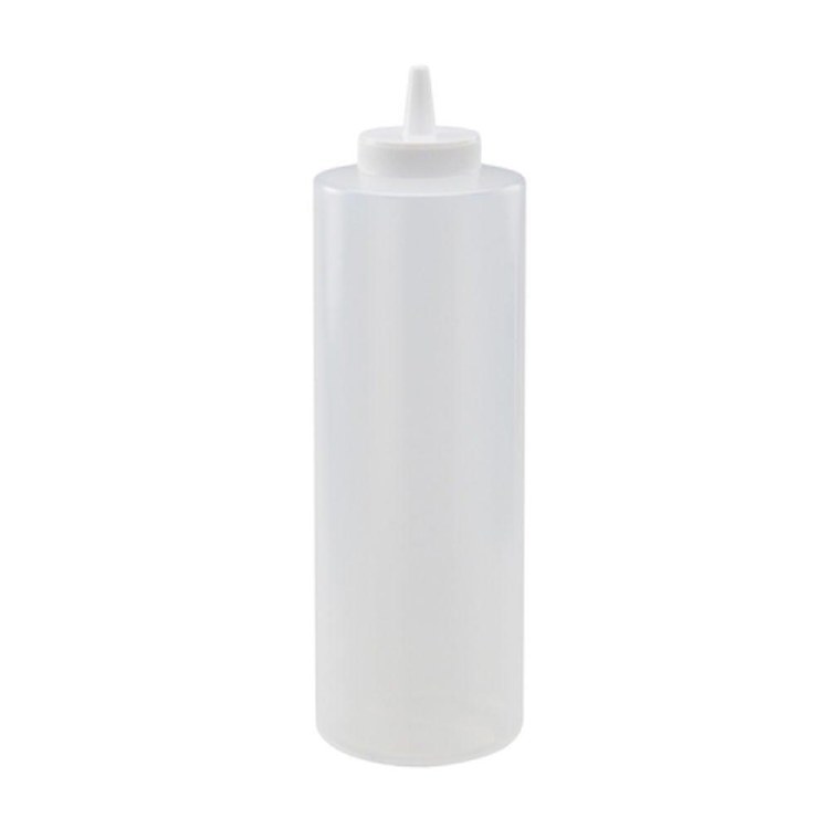 24OZ SQUEEZE BOTTLE CLEAR 6PK