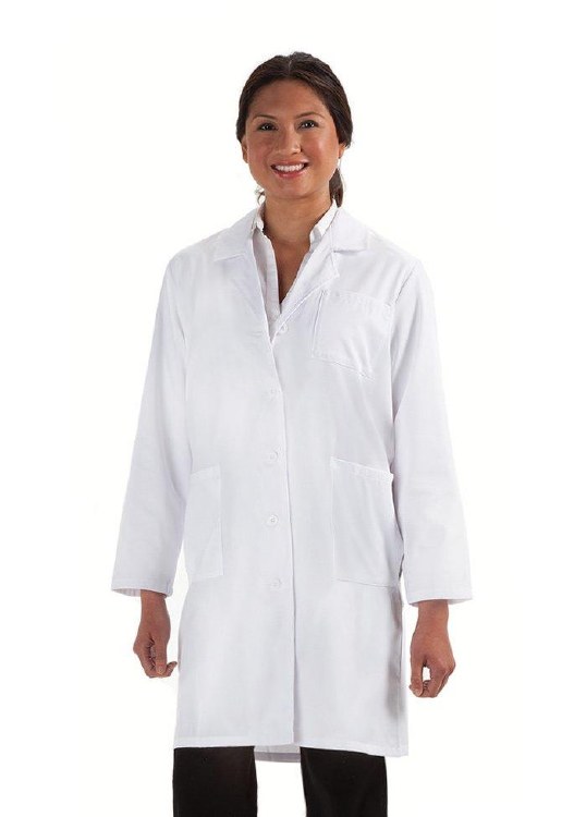 WOMENS LABCOAT WHITE XS