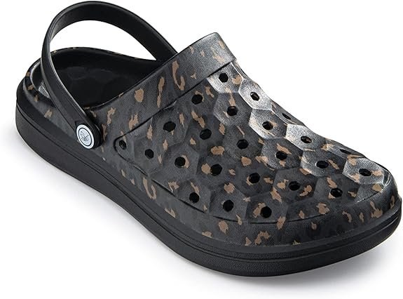 Modern Clog - Black Leopard W6