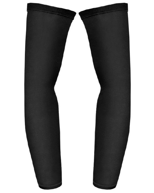 Spandex Med Sleeves- Small, Black