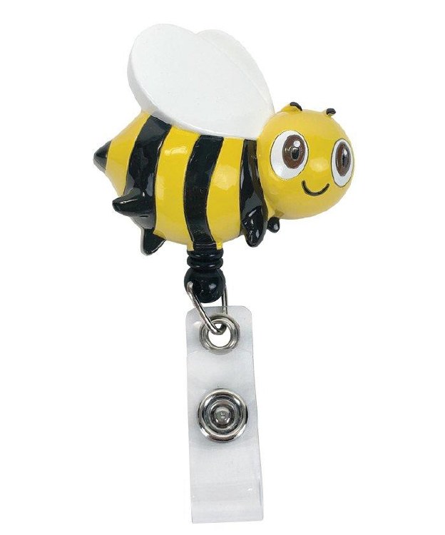 Deluxe Retracteze™ ID Holder- Bee