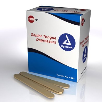 6" Non-Sterile Tongue Depressors-Case