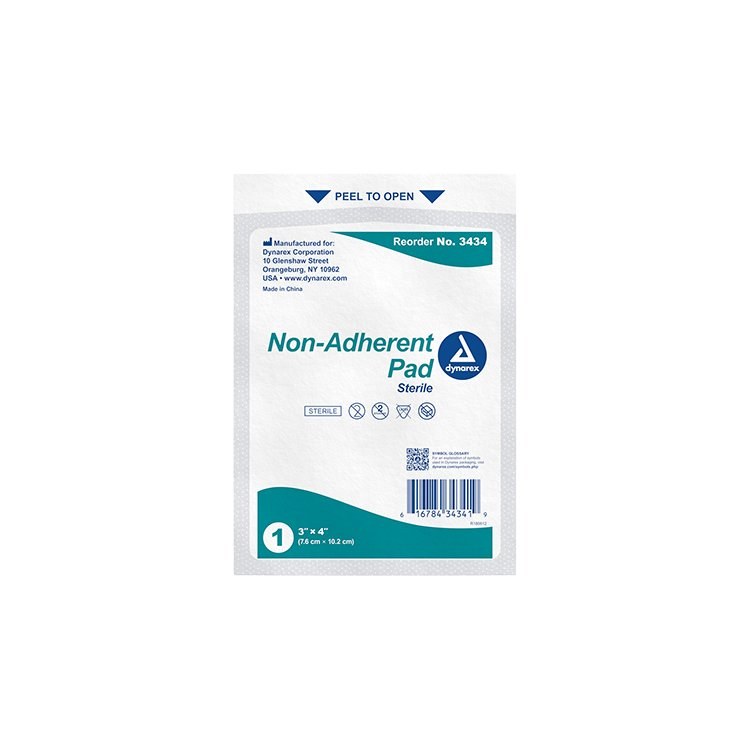 3x4 Non-adherent Sterile Pads-Case