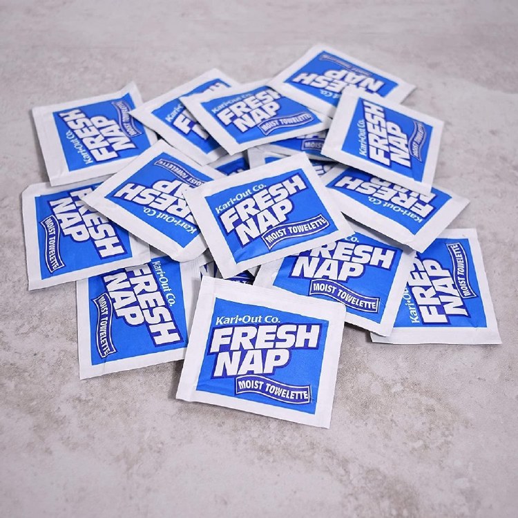 Fresh Nap Plus Moist Towelettes, 4.5 in x 6.25 in