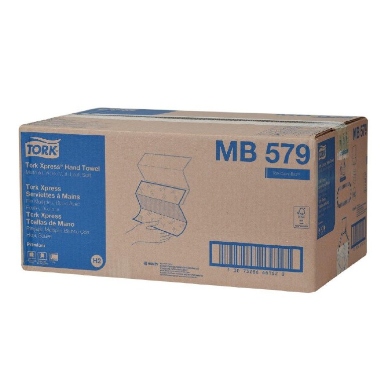 Soft Multifold Hand Towel White