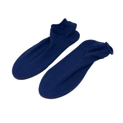Large Navy Non-Skid Slippers-Case