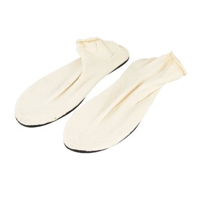 ExtraLarge White Non-Skid Slippers-Case