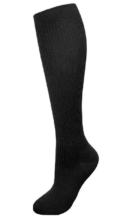 NRSE COMPRESSION SCKS BLK 12IN