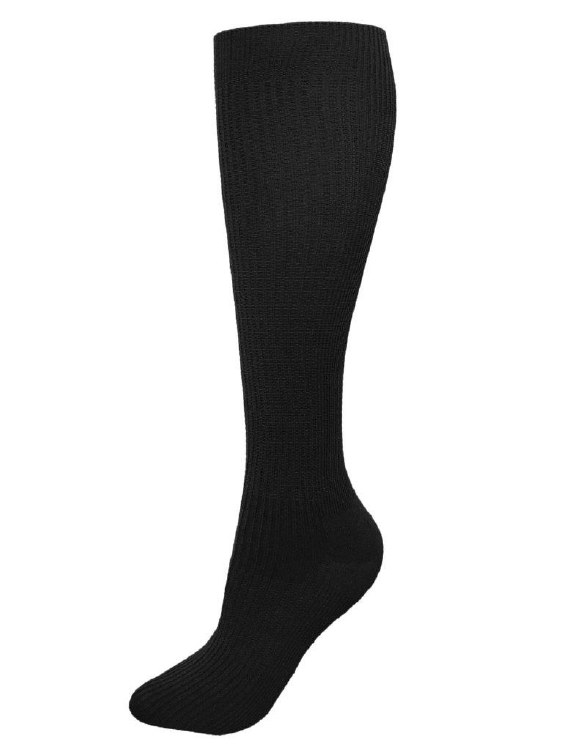 COMPRESSION SCKS BLK 12IN