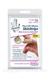 VISCO GEL SILICONE SKINSTRIPS 1X8IN BEIGE