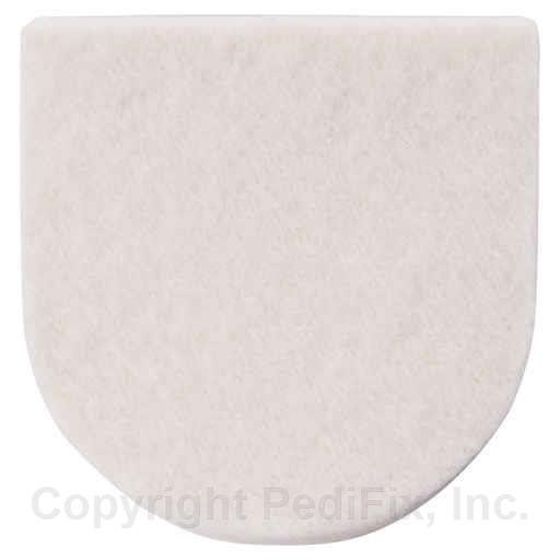 FELTASTIC HEEL PADS WHITE MEDIUM