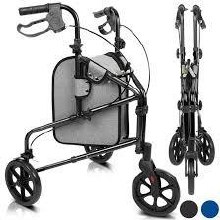 3 WHEEL ROLLATOR BLACK