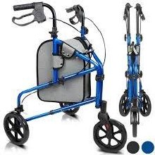 3 WHEEL ROLLATOR BLUE