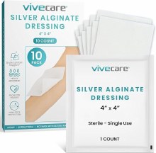 Silver Alginate Dressing, 4x4-Box