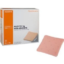Non-Adhesive Absorbent Silver Barrier Hydrocellular Dressing with Foam Core, 4" x 4"-Box Non-Adhesive Absorbent Silver Barrier Hydrocellular Dressing with Foam Core, 4" x 4"-Box