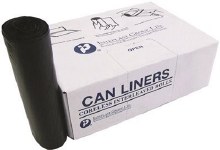 33x39 Can Liners,Black