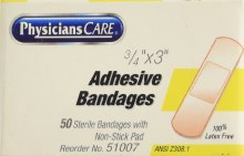 Plastic Bandages 3/4" X 3"