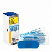 SmartCompliance Refill 1"X3" Blue Metal Detectable Bandages