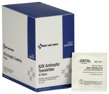 BZK Antiseptic Wipes, 50 Per Box