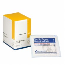 4"X4" Sterile Gauze Pads, 50 Per Box