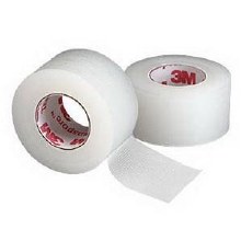 Standard Hypoallergenic Porous Plastic Surgical Tape, Clear, Water Resistant, Latex Free 2" x 10 yds