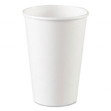 Karat 16oz Paper Hot Cups (90mm), White