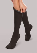 UNISEX MODERATE SUPPORT KNEE HIGH WITH SILICONE DOT BAND-Small