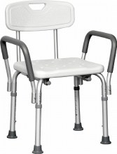 Shower Chair w/ Padded Arms & Back