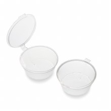 2 oz Hinged PP Portion (Clear)