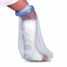 Waterproof Cast & Bandage Protector, Adult Short Leg