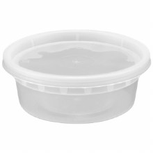 8oz PP Plastic Injection Molded Deli Containers & Lids