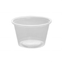 4 oz PP Plastic Portion Cups, Clear