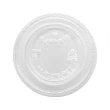 1 oz Tall PET Plastic Portion Cup Lids