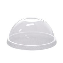 98mm PET Dome Lids, No Hole