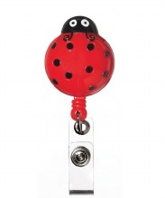 Deluxe Retracteze™ ID Holder- LadyBug