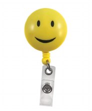Deluxe Retracteze™ ID Holder- Yellow Smile