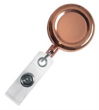 RETRACTABLE ID BADGE ROSE GOLD