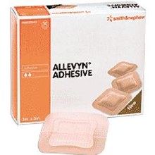 ALLEVYN ADHESIVE HYDROCELLULAR DRESSING 5" X 5" ALLEVYN ADHESIVE HYDROCELLULAR DRESSING 5" X 5"