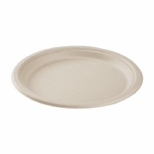 Bagasse Compostable Plates, PFAS-Free, 10-Inch