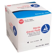 4x4 12ply Sterile Gauze Pad-Case
