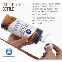 8oz Iodine Prep Solution